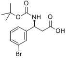 (3S)-3-[(TERT-BUTOXY)CARBONYLAMINO]-3-(3-BROMOPHENYL)PROPANOIC ACID